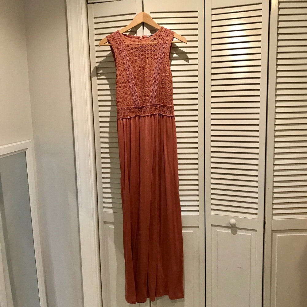 H&M Dusty Rose Maxi Dress